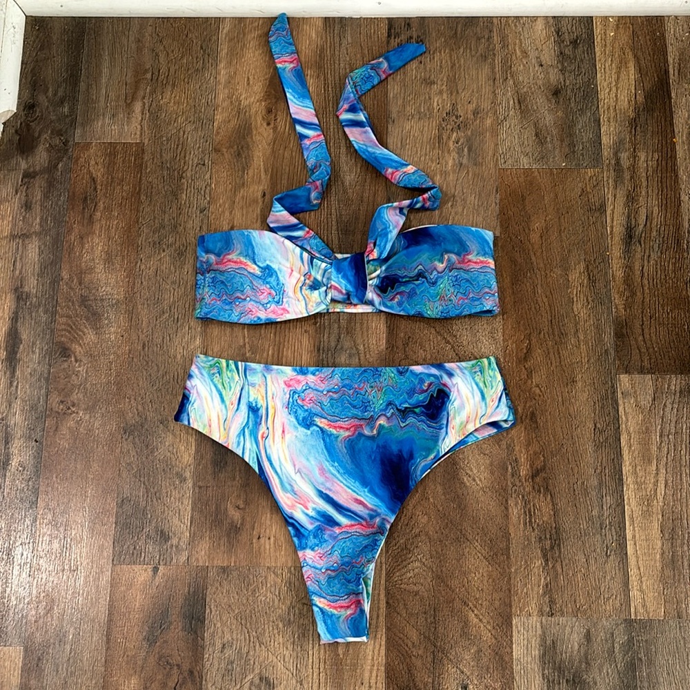 Shein bikini multi colored worn once.